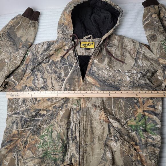 Brazos Work Force Camo Jacket XL Hooded Quilted Liner Outdoor HuntingCore Gorp - Picture 5 of 14